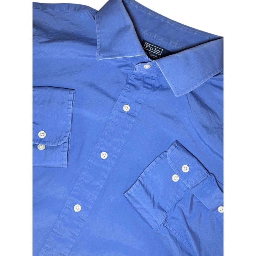 Vtg Polo Ralph Lauren Regent Button Down Shirt Men 18-34/35 Classic Business